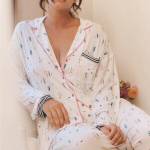 NWT Size 3X - Anthropologie The Briar Piped Pajama Shirt: Long-Sleeve Edition